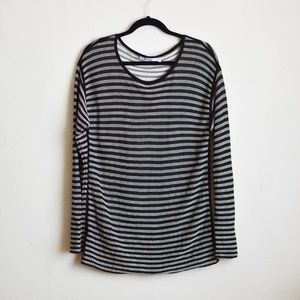 Alexander Wang sweater black and white striped size large